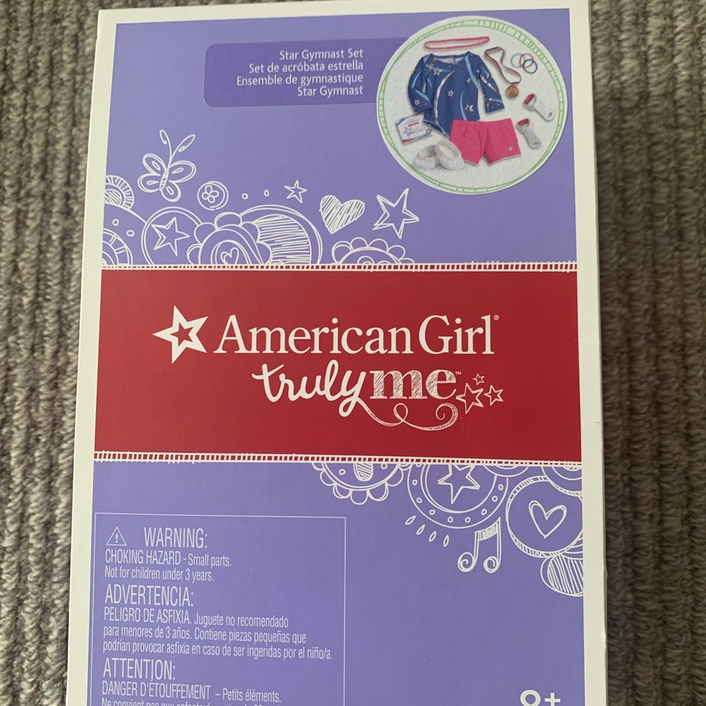 American Girl Truly Me Gymnastics set - new